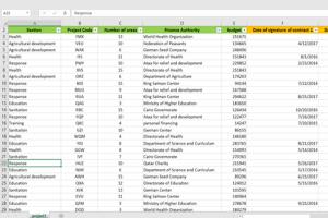 Portfolio for Microsoft excel-data entry -web research